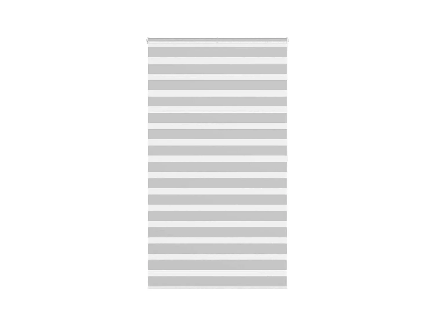 Store zèbre gris clair largeur du tissu 125,9 cm polyester