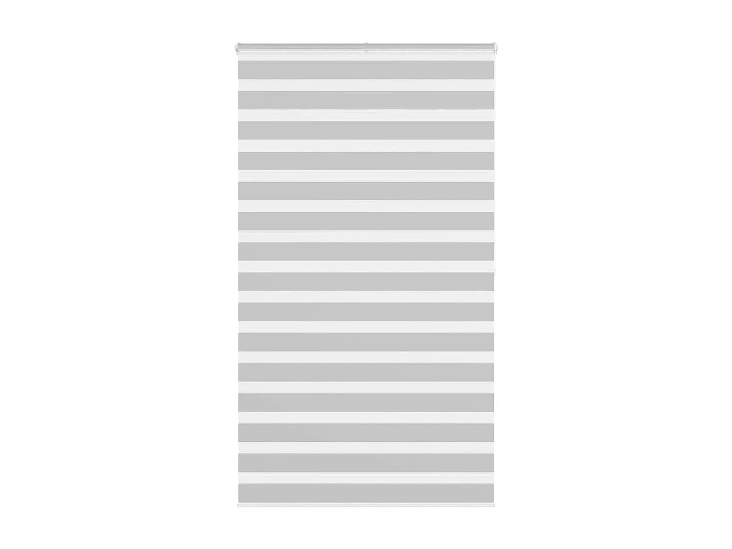 Store zèbre gris clair largeur du tissu 125,9 cm polyester
