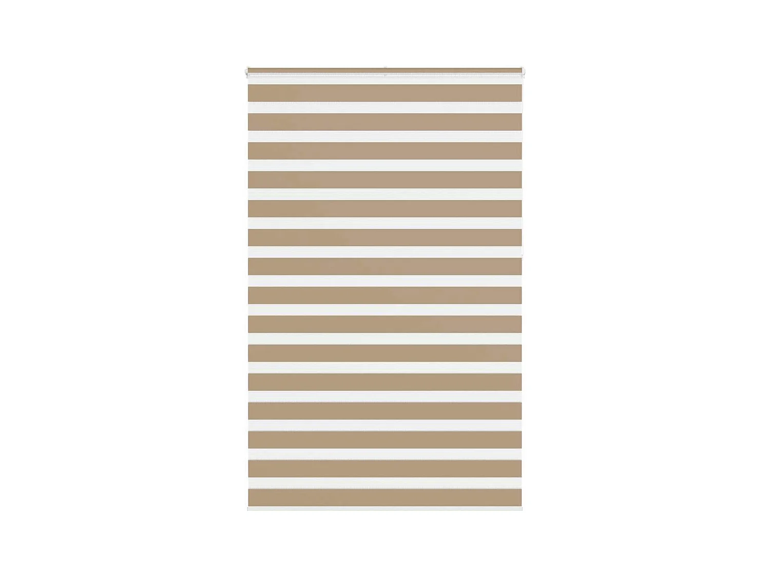 Zebra Blind 145x230 cm stofbreedte 140,9 cm polyester zandbruin