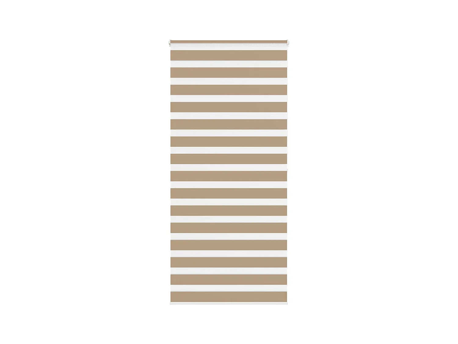 Store zèbre marron sable largeur du tissu 100,9 cm polyester