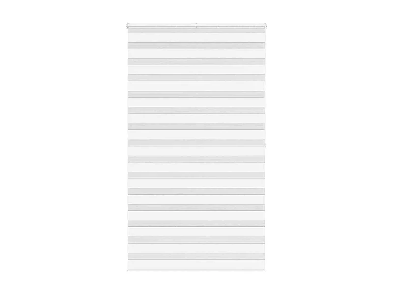 Estor cebra blanco 120x200 cm tejido ancho 115,9 cm poliéster