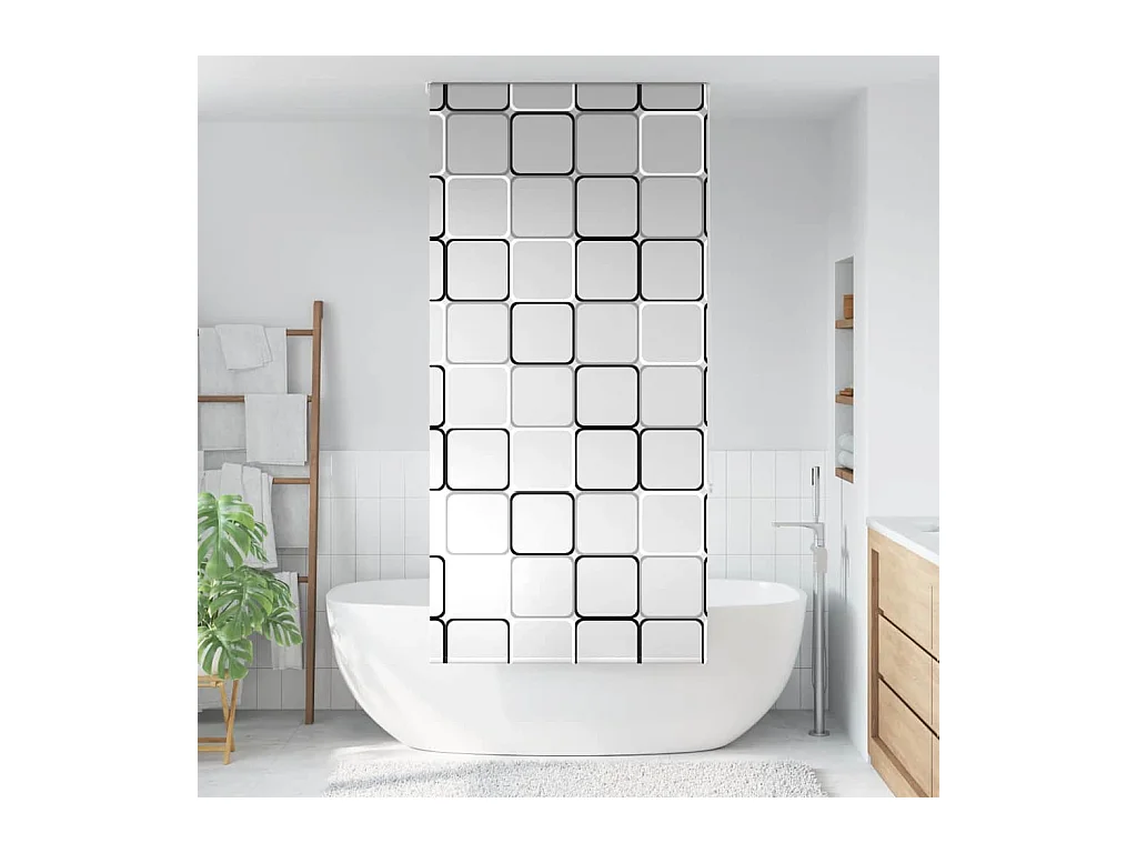 Store enrouleur de douche 100x240 cm largeur du tissu 96 cm