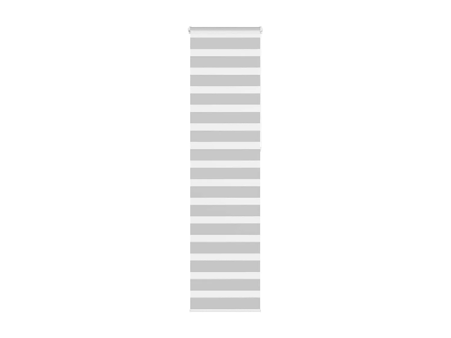 Estor cebra gris claro 55x230 cm tejido ancho 50,9 cm poliéster