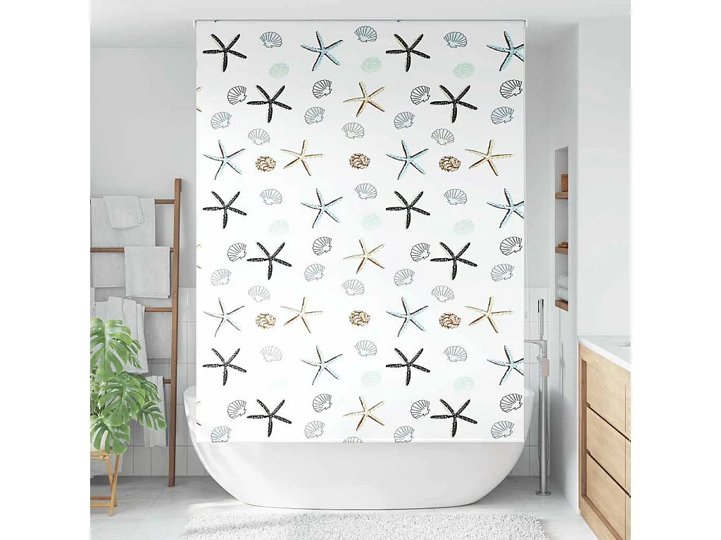 Store enrouleur de douche 160x240 cm largeur du tissu 156 cm