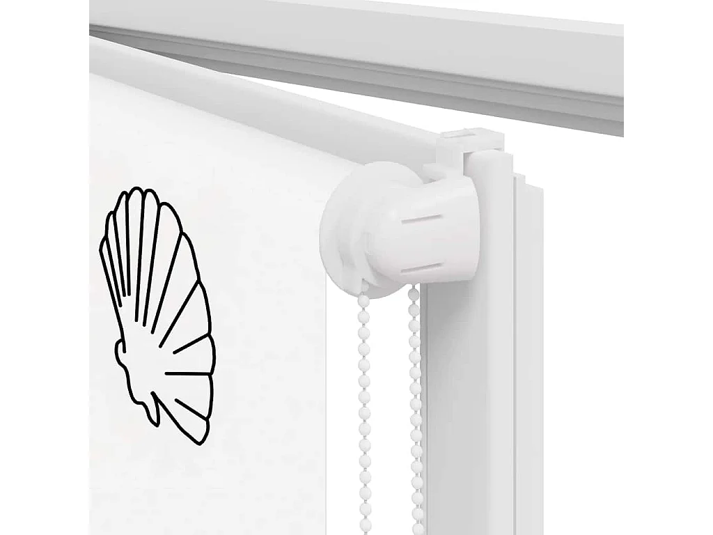 Store enrouleur de douche 160x240 cm largeur du tissu 156 cm