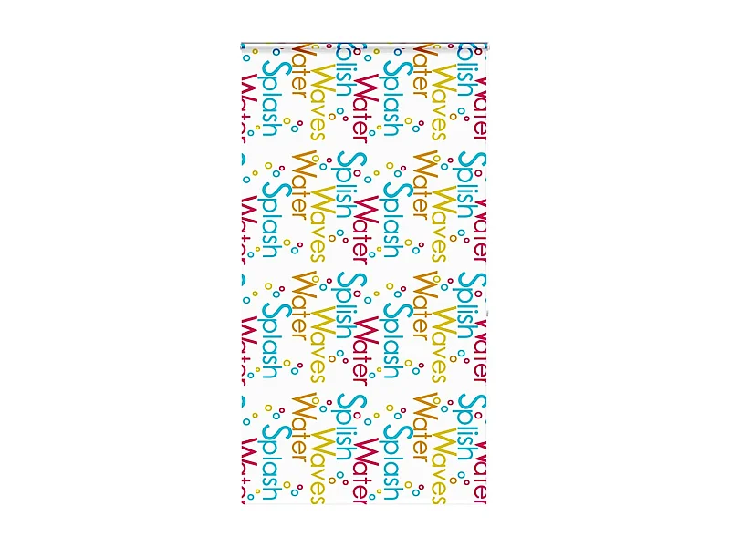 Doucherolgordijn met cassette 120x240 cm stofbreedte 116 cm