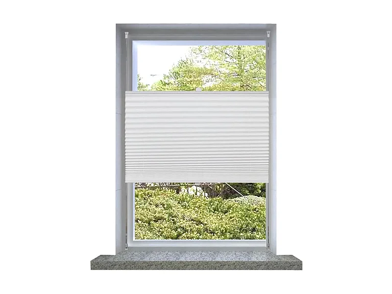 Plisse Persiana Blanco Cortina Plisada 90X100cm