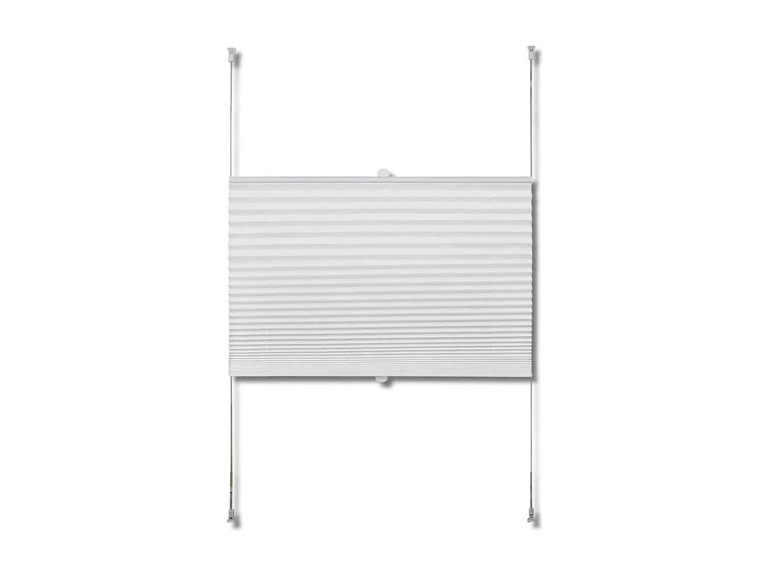 Plisse Persiana Blanco Cortina Plisada 90X100cm