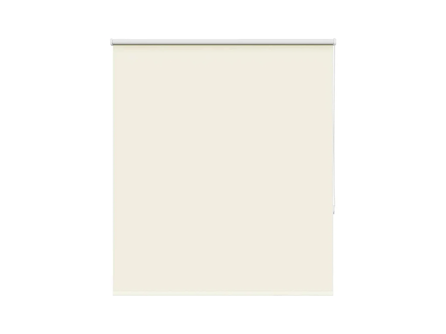 Store enrouleur occultant blanc cassé 135x150 cm largeur tissu