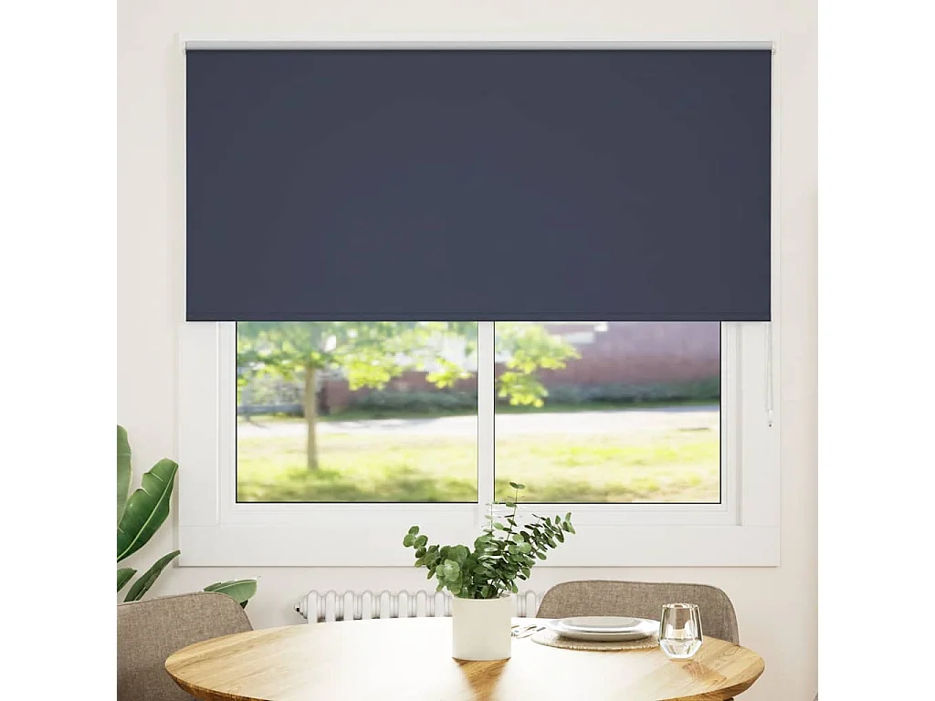 Estor Enrollable Opaco marino 150x130 cm Tela Ancho 146,6 cm