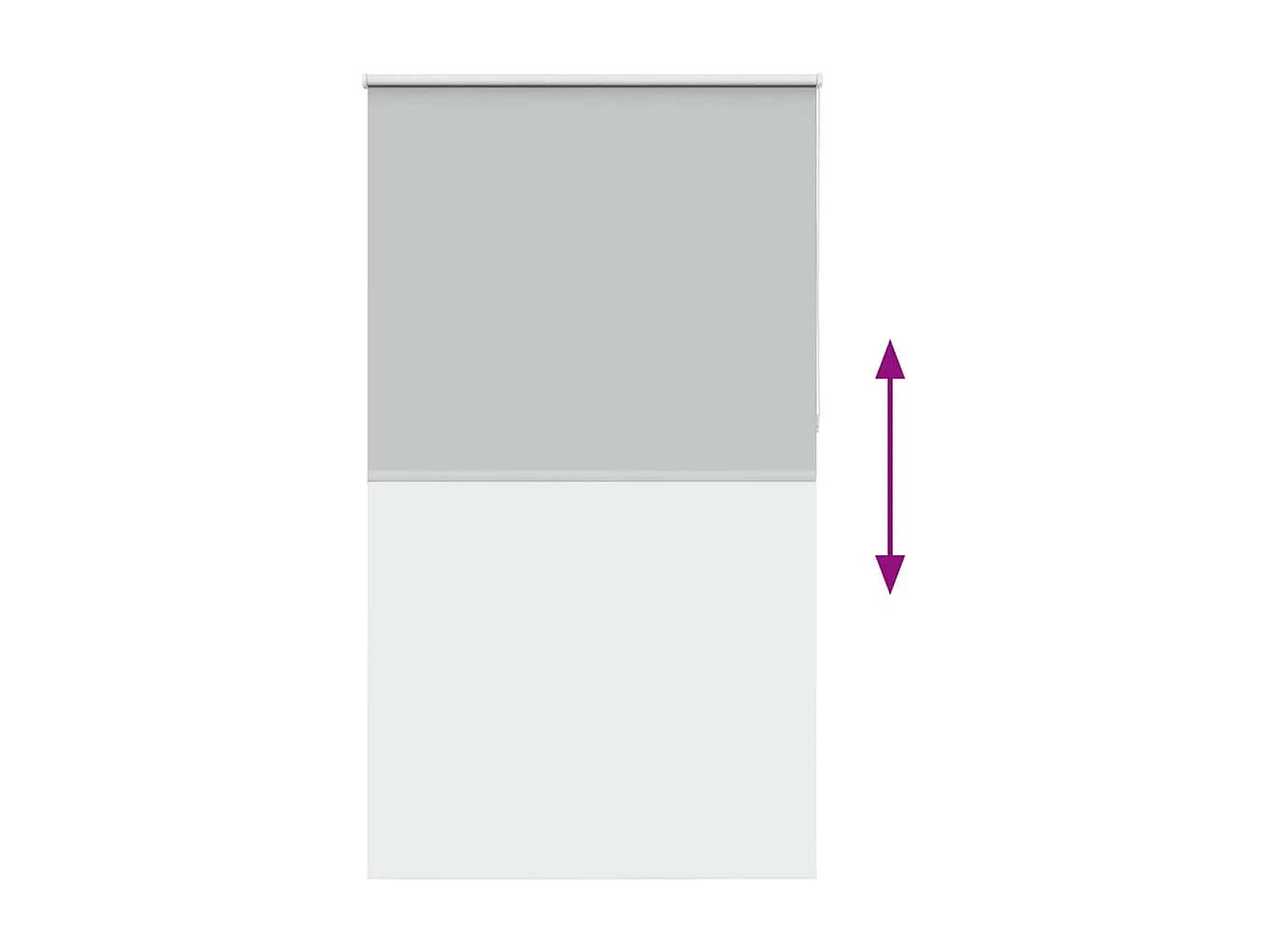 Store enrouleur occultant largeur du tissu 121,6 cm polyester