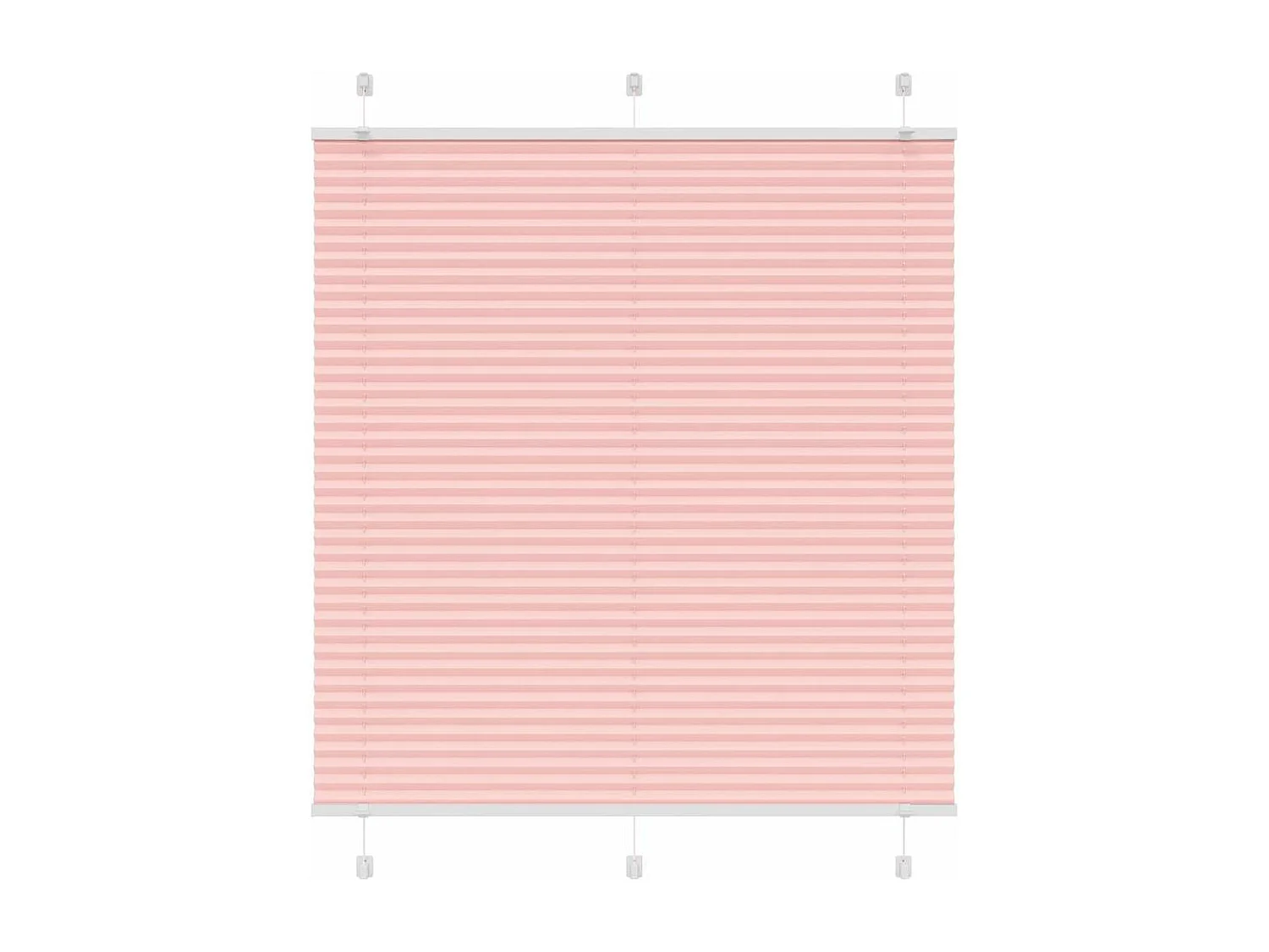 Estor Plisado rosa 120x150 cm Tela Ancho 119,4 cm Poliéster