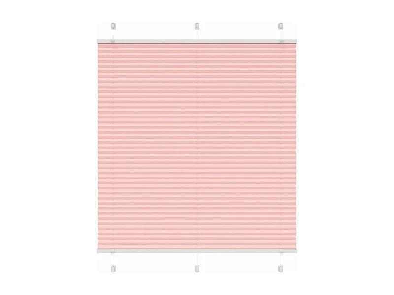 Store plissé rose 120x150 cm largeur du tissu 119,4cm polyester