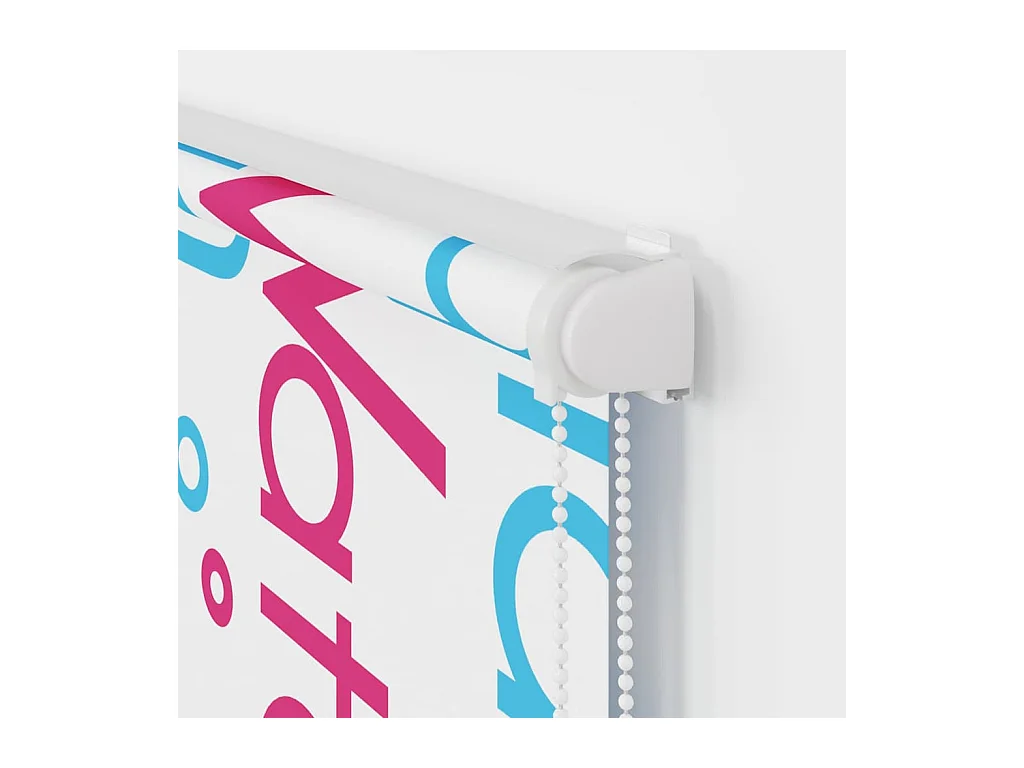 Store enrouleur de douche avec cassette largeur du tissu 136 cm