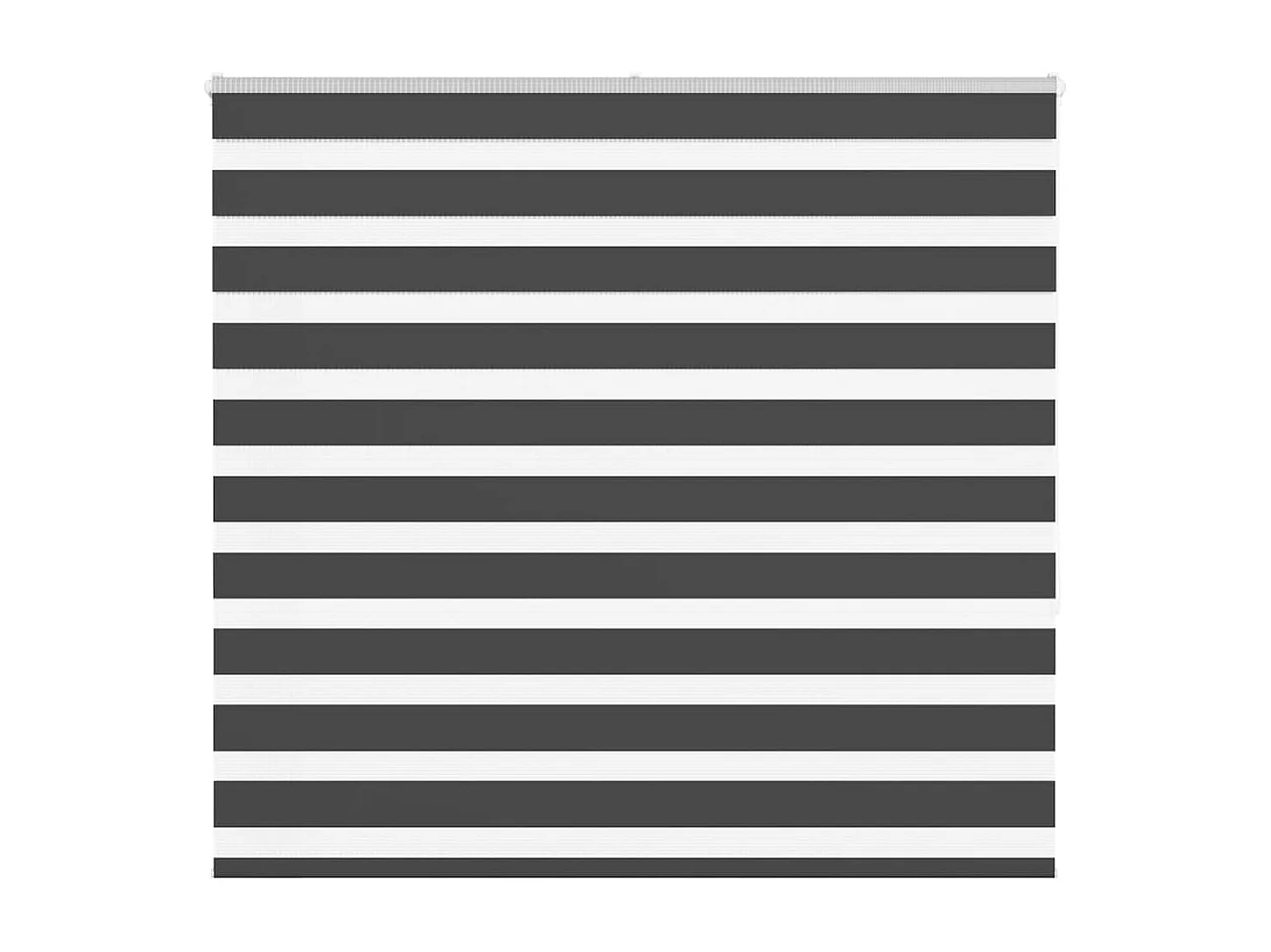 Store zèbre noir 160x150 cm largeur du tissu 155,9 cm polyester