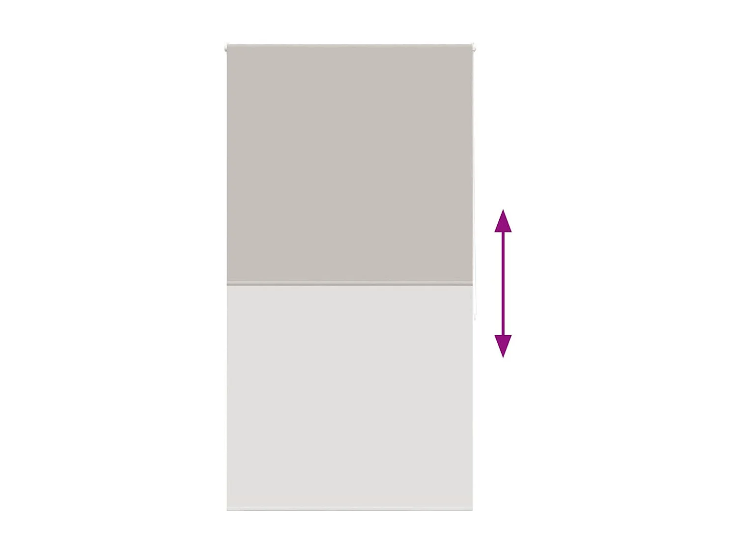 Store enrouleur de douche 130x240 cm largeur du tissu 126 cm