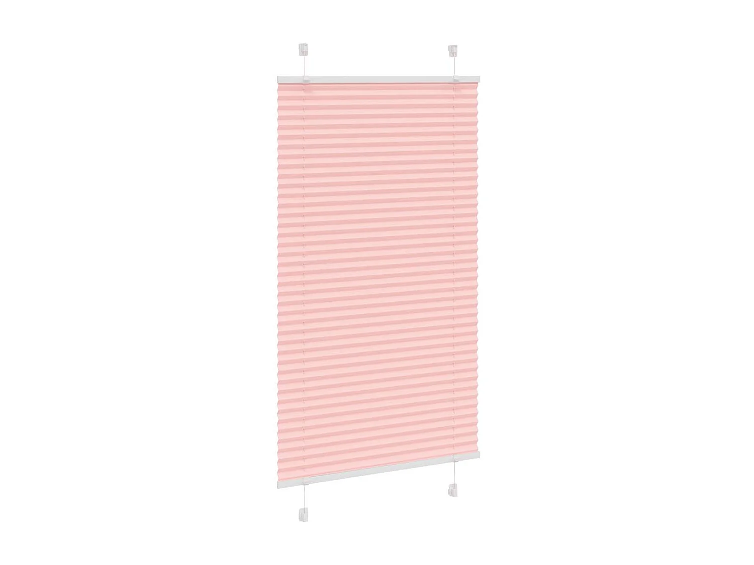 Store plissé rose 80x100 cm largeur du tissu 79,4 cm polyester