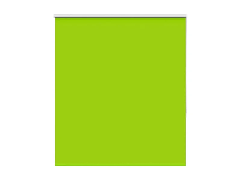 Estor Enrollable Opaco hojas verde 125x175cm Tela Ancho 121,6cm