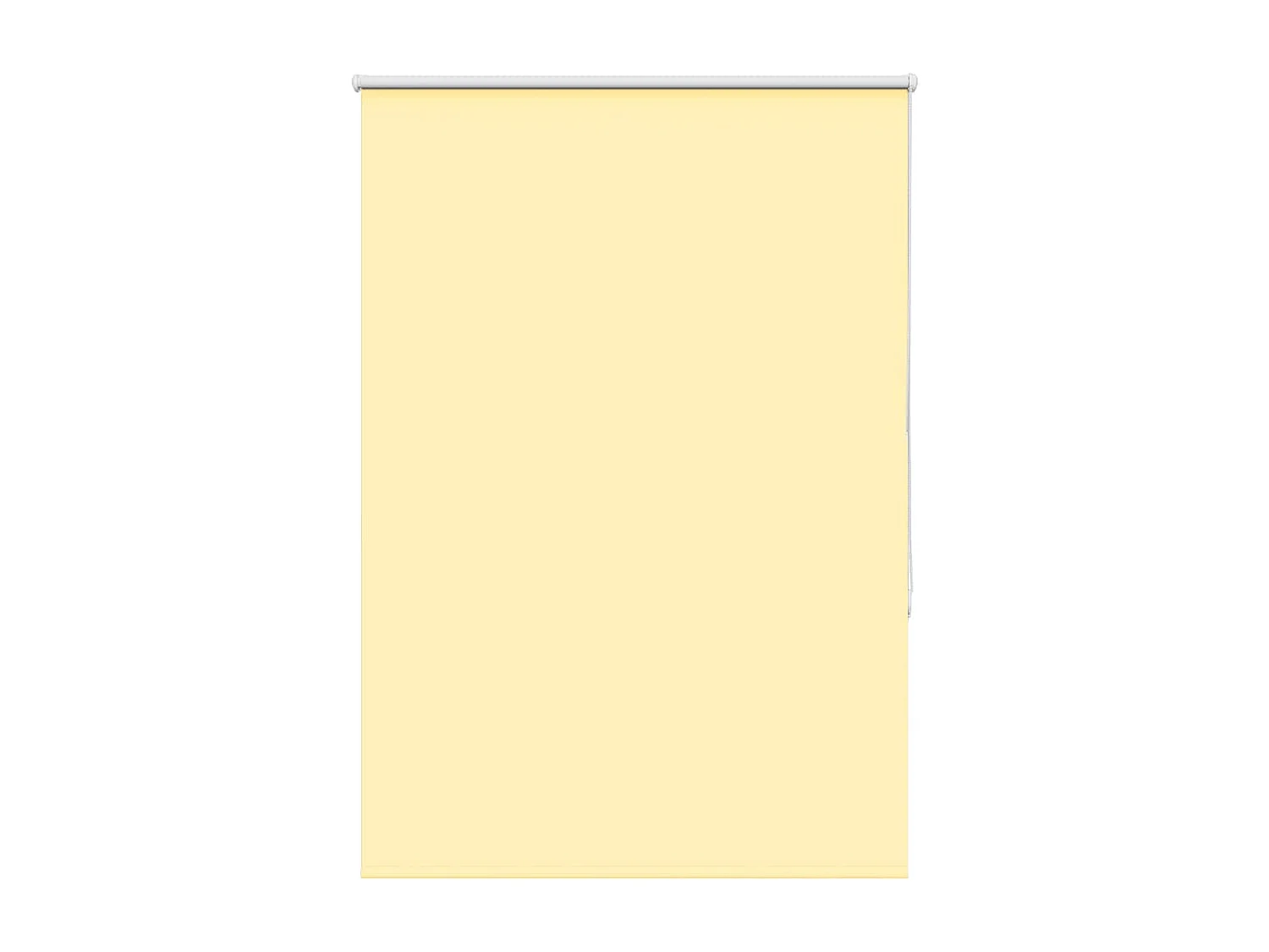 Rolgordijn 100x150 cm stofbreedte 95,7 cm verduisterend geel