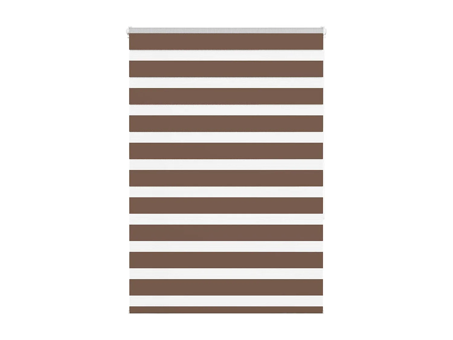 Store zèbre marron 105x150cm largeur du tissu 100,9cm polyester