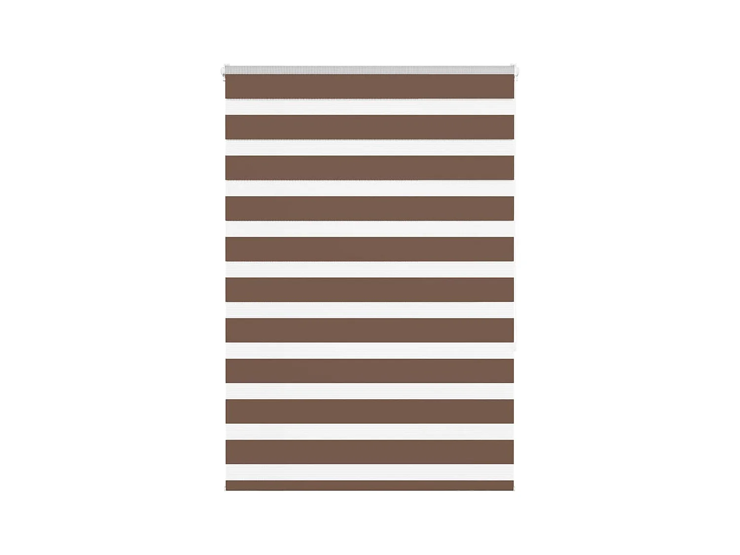 Store zèbre marron 105x150cm largeur du tissu 100,9cm polyester