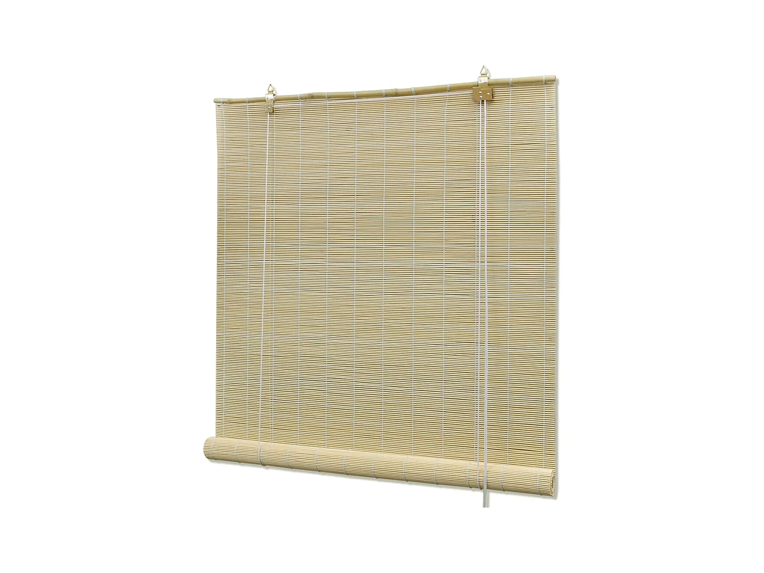 Persianas enrollables de bambú natural 120x220 cm