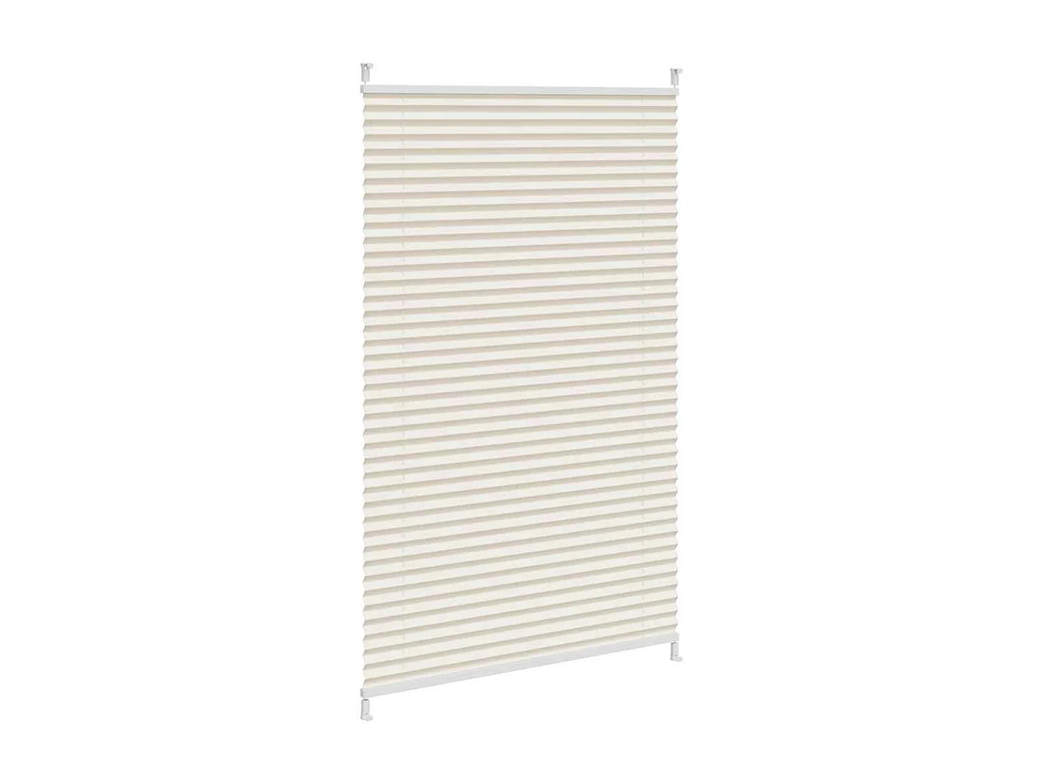Store plissé 80x125 cm Crème