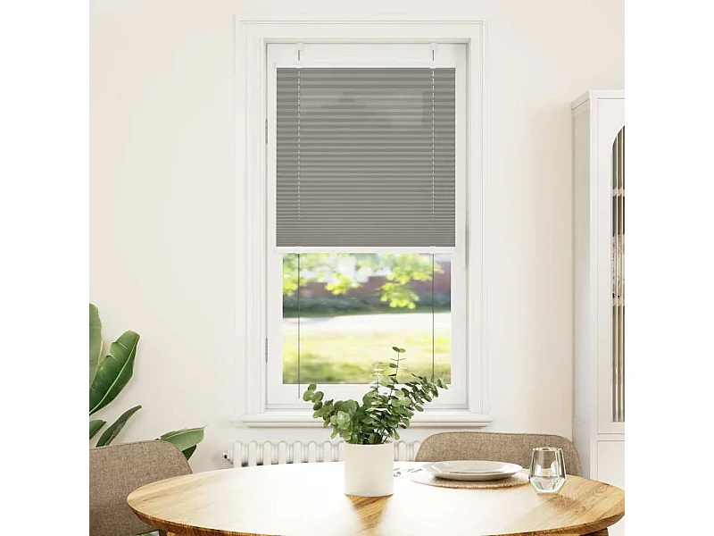 Store plissé anthracite 60x100 cm largeur du tissu 59,4 cm