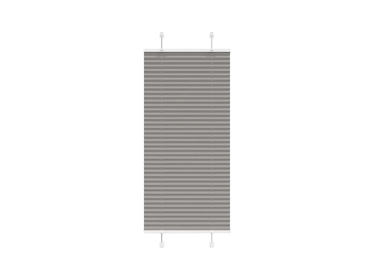 Store plissé anthracite 60x100 cm largeur du tissu 59,4 cm