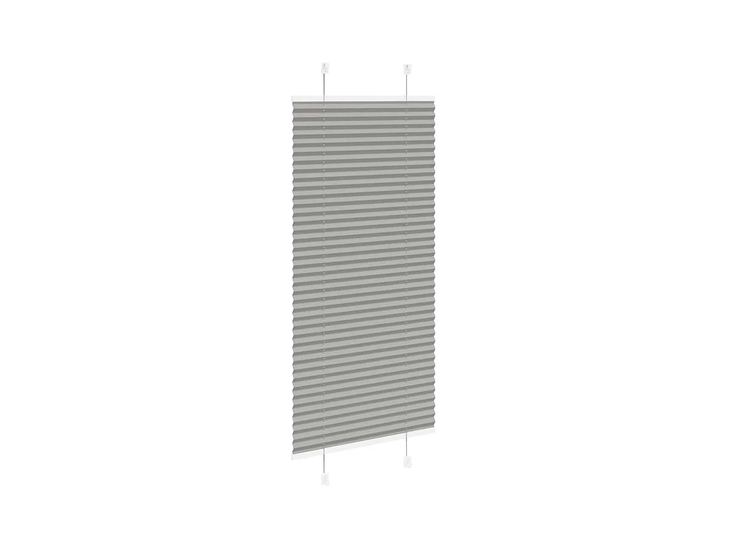 Store plissé anthracite 60x100 cm largeur du tissu 59,4 cm