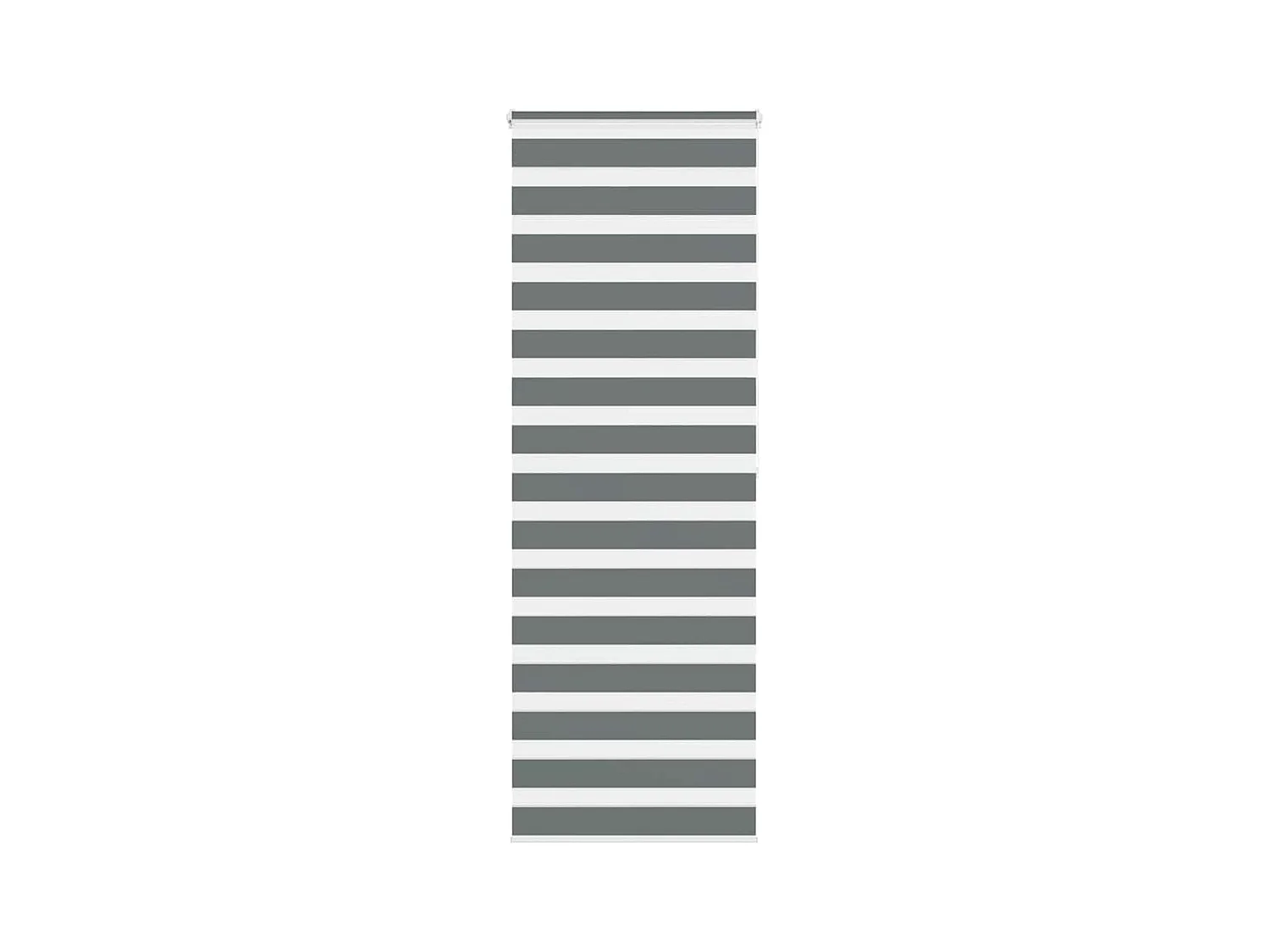Estor cebra gris oscuro 75x200cm tejido ancho 70,9 cm poliéster