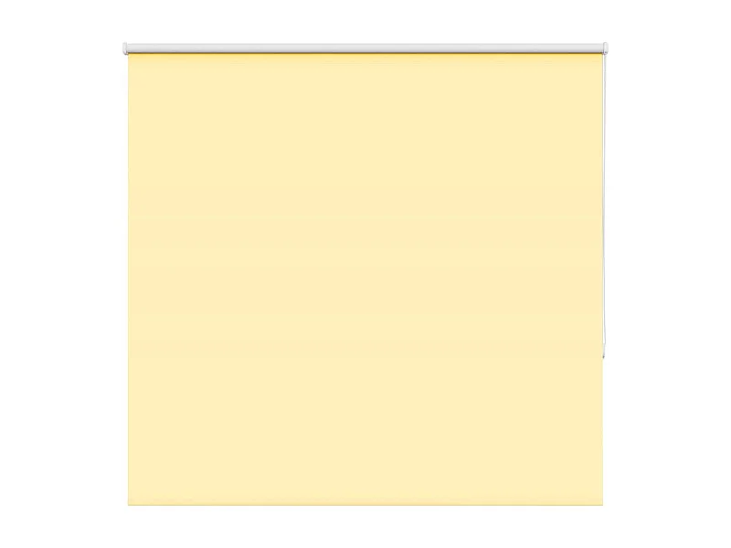 Store enrouleur occultant jaune largeur du tissu 146,6 cm