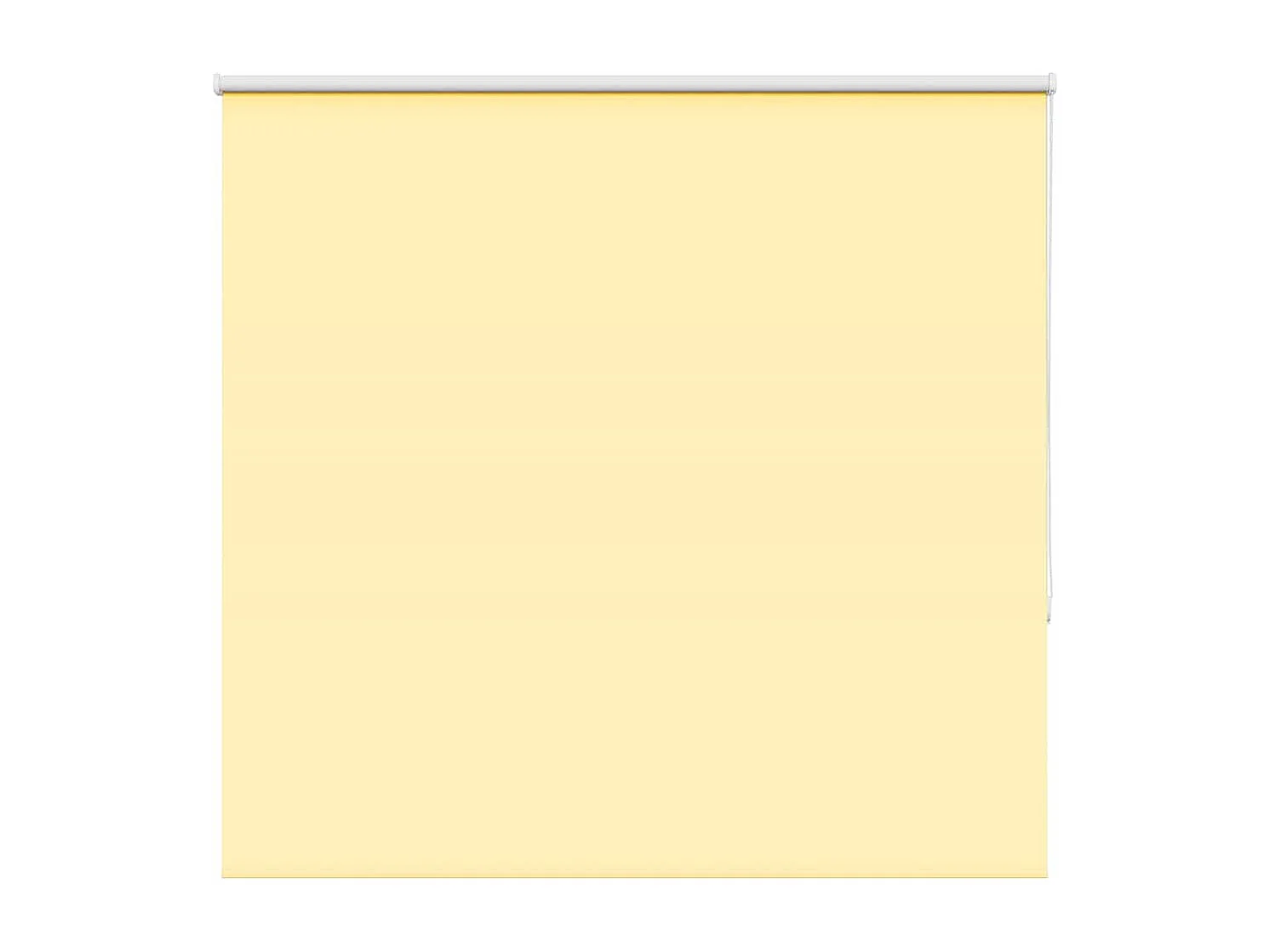 Store enrouleur occultant jaune largeur du tissu 146,6 cm