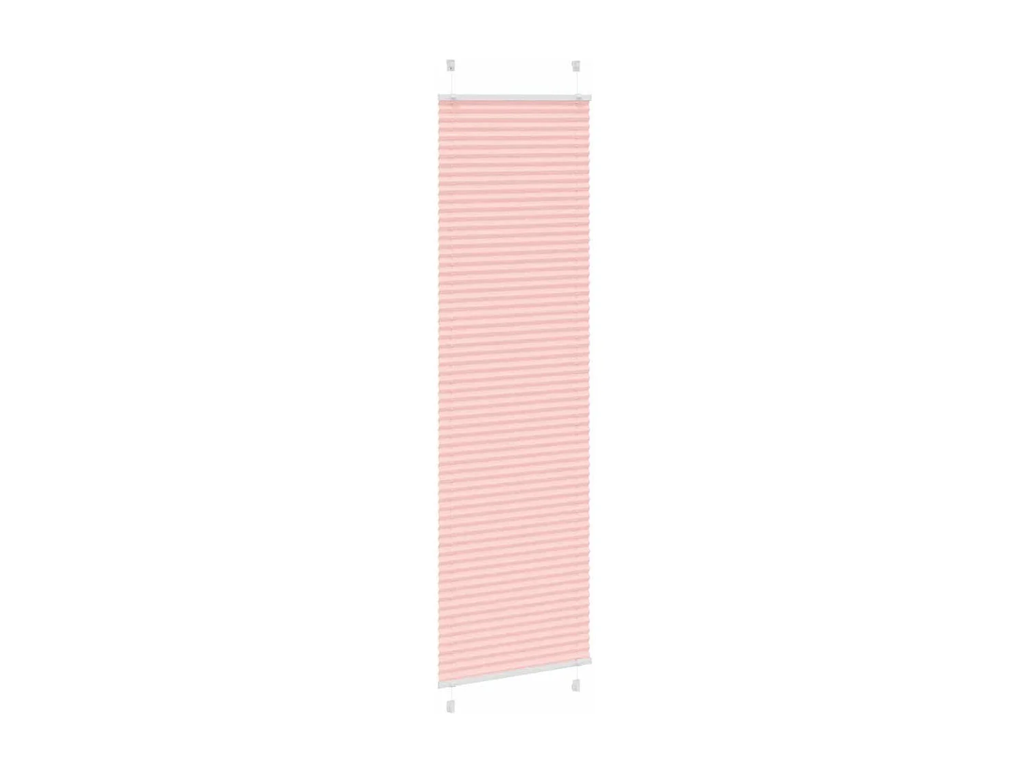 Store plissé rose 65x200 cm largeur du tissu 64,4 cm polyester