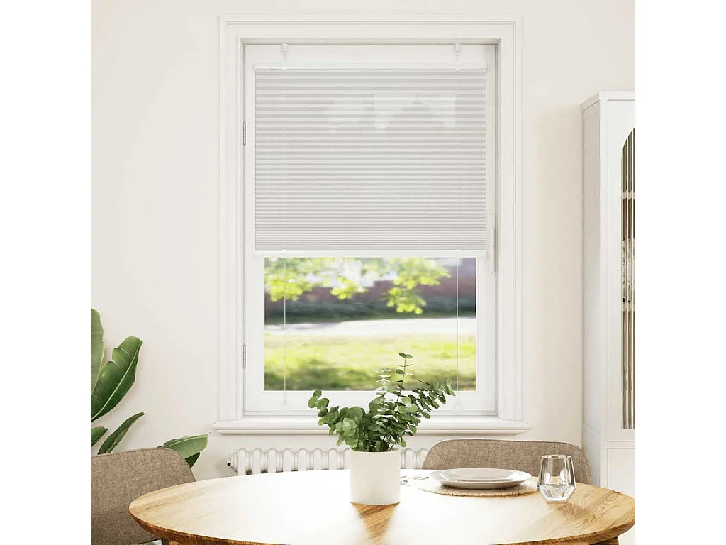 Plissé rolgordijn 80x100 cm stofbreedte 79,4 cm polyester