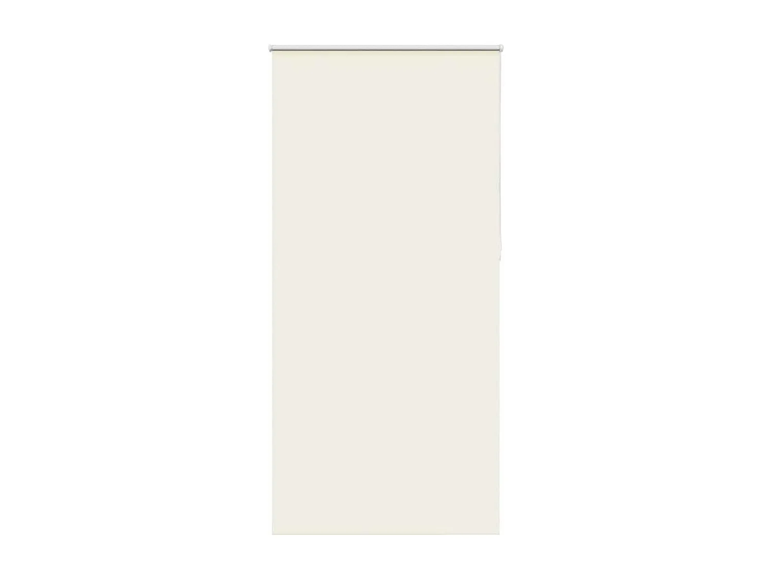 Store enrouleur occultant blanc cassé 115x230 cm largeur tissu