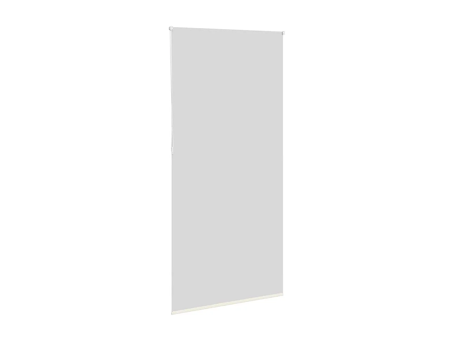 Store enrouleur occultant blanc cassé 115x230 cm largeur tissu