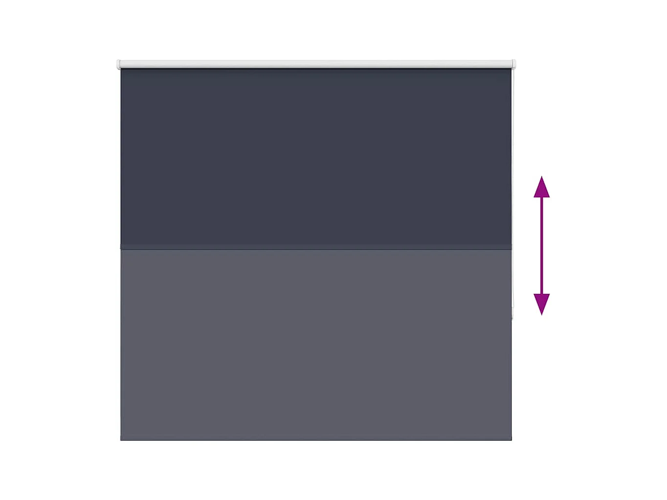 Store enrouleur occultant largeur du tissu 141,6 cm polyester