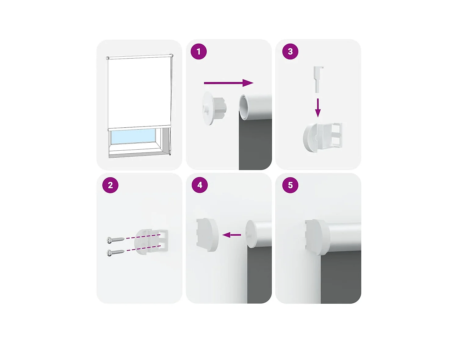 Store enrouleur occultant largeur du tissu 141,6 cm polyester