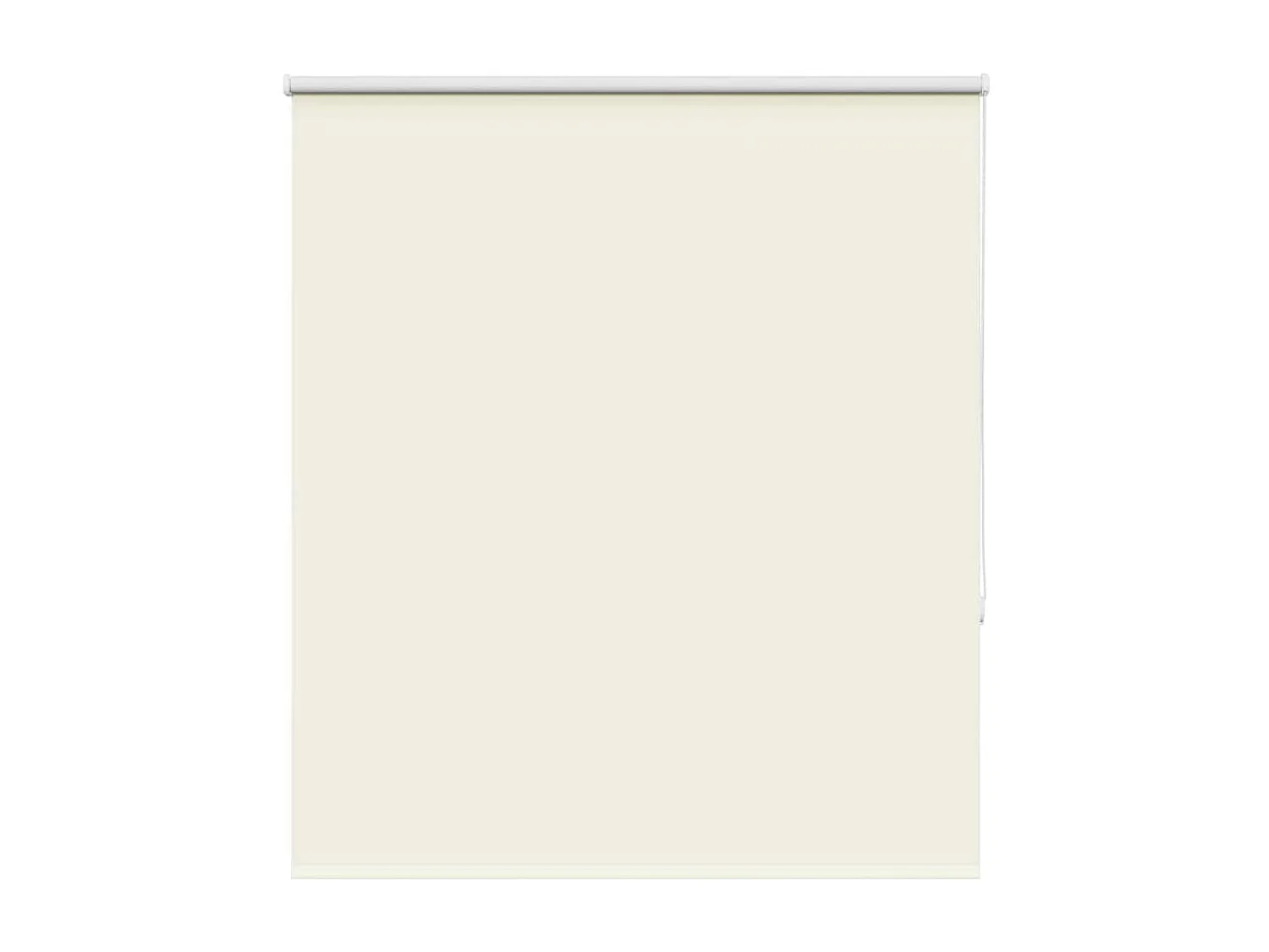 Estor Enrollable Opaco Blanco Roto 130x130cm Tela Ancho 126,6cm