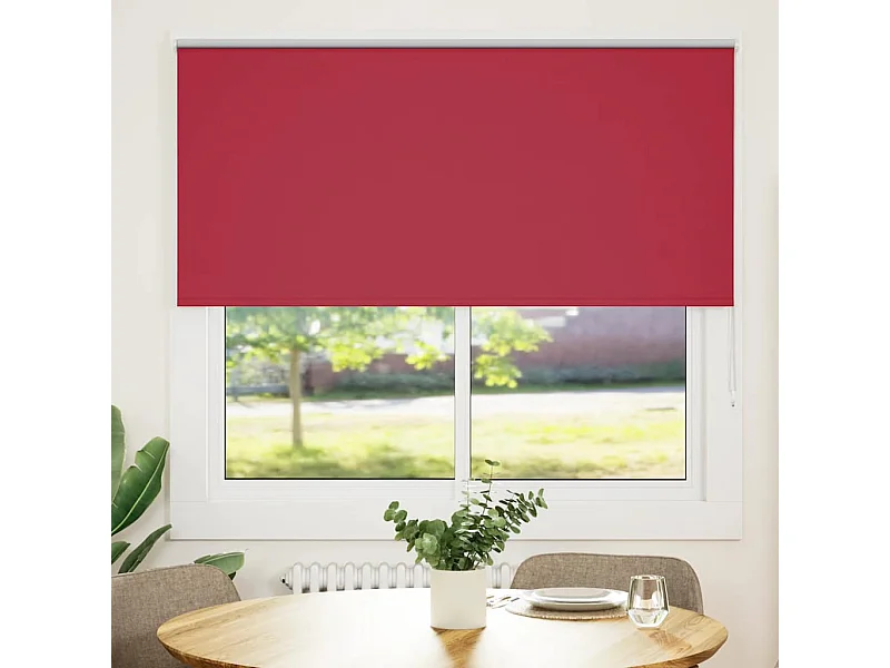 Estor Enrollable Opaco Rojo 155x150 cm Tela Ancho 151,6 cm