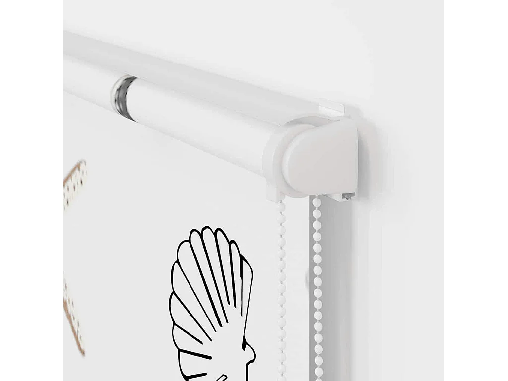 Estor enrollable para ducha con casete 60x240cm tela ancho 56cm