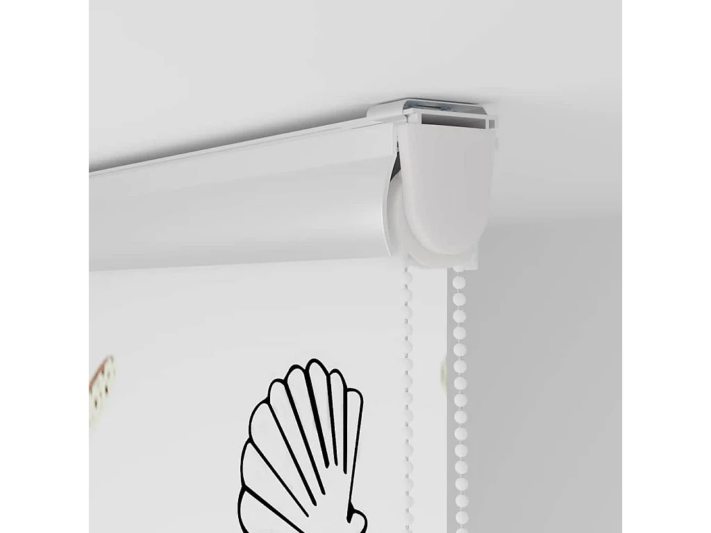 Estor enrollable para ducha con casete 60x240cm tela ancho 56cm