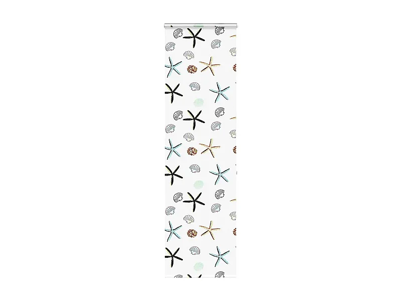 Doucherolgordijn met cassette 60x240 cm stofbreedte 56 cm