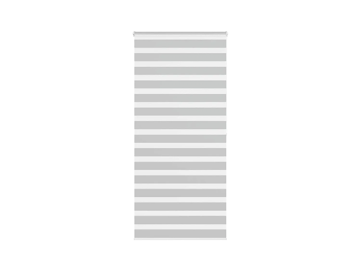 Store zèbre gris clair largeur du tissu 105,9 cm polyester