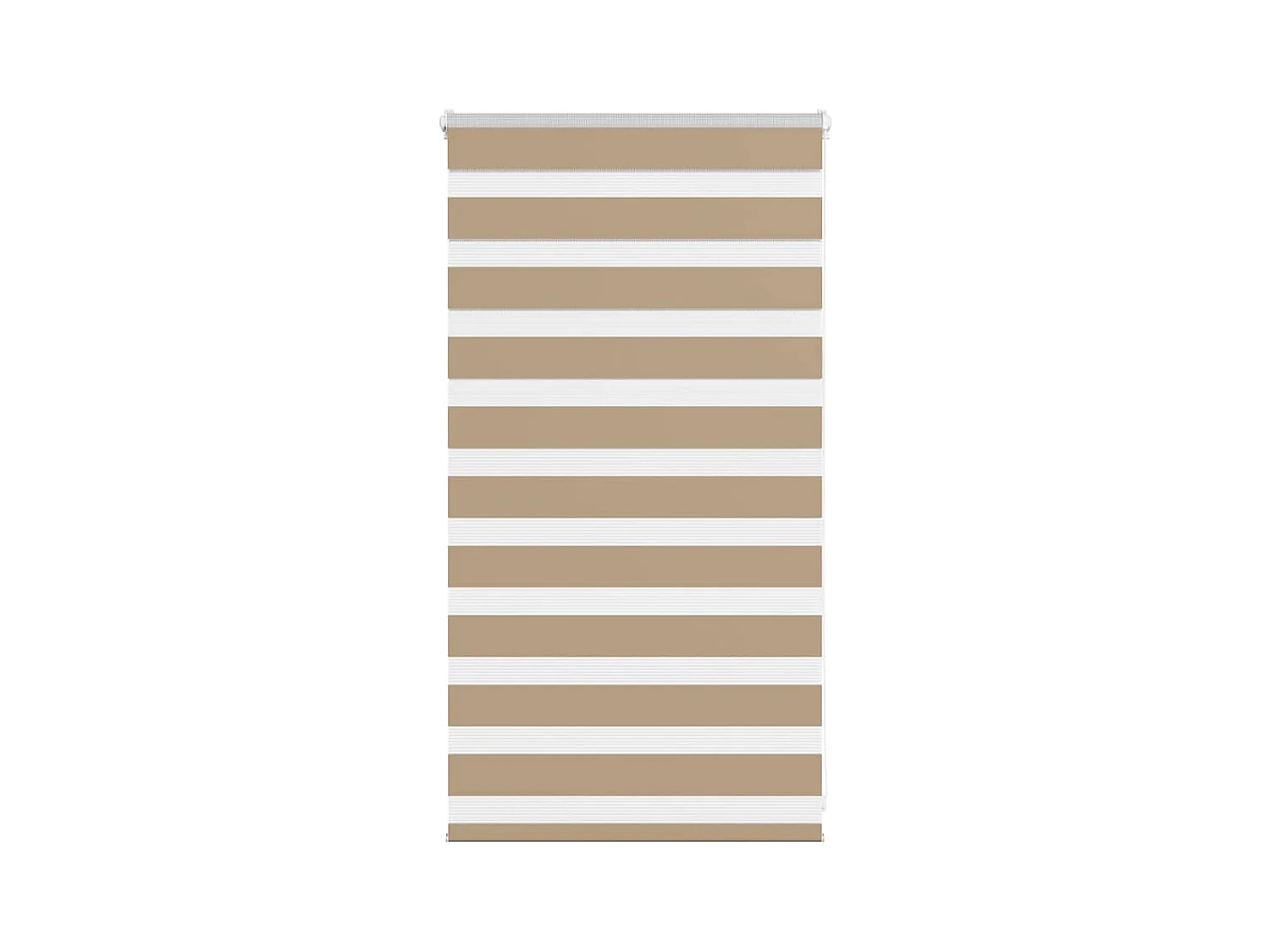 Zebra Blind 85x100 cm stofbreedte 80,9 cm polyester zandbruin
