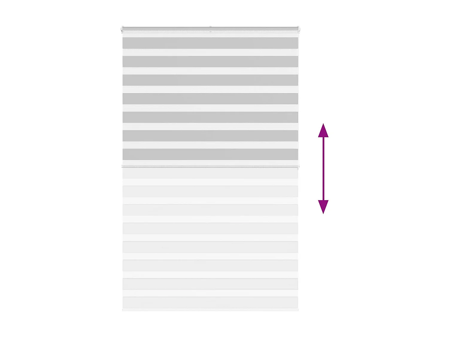 Cortina de zebra 150x200 cm largura do tecido 145,9cm poliéster