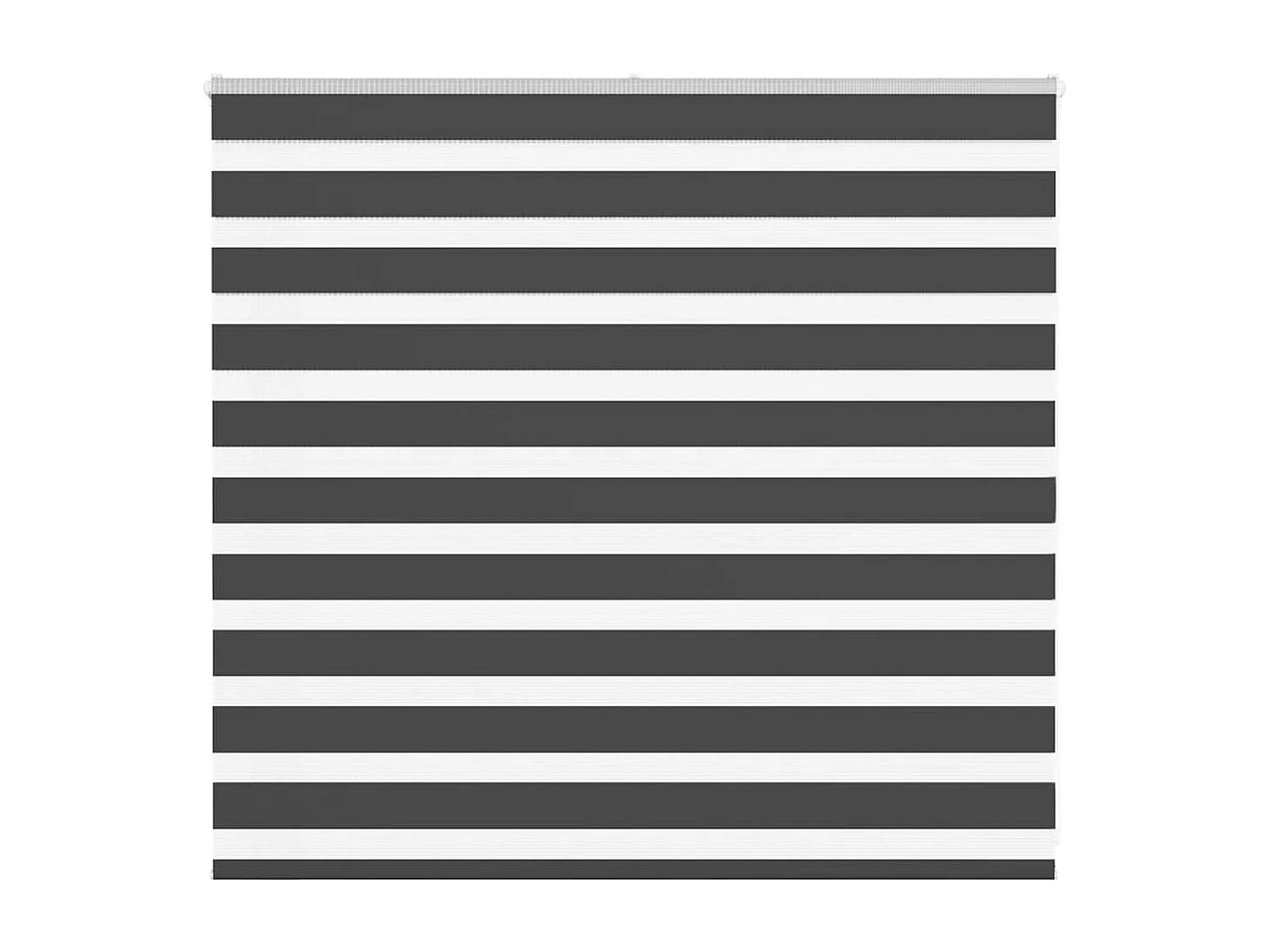 Store zèbre noir 165x100 cm largeur du tissu 160,9 cm polyester