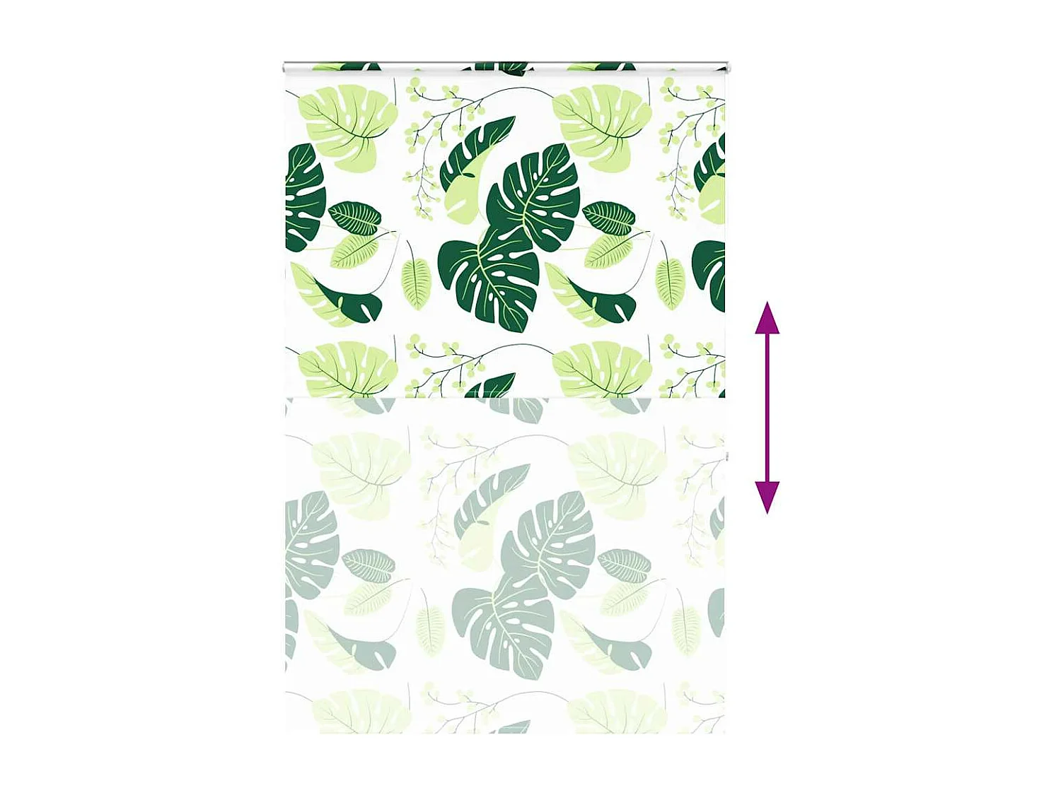 Doucherolgordijn met cassette 150x240 cm stofbreedte 146 cm