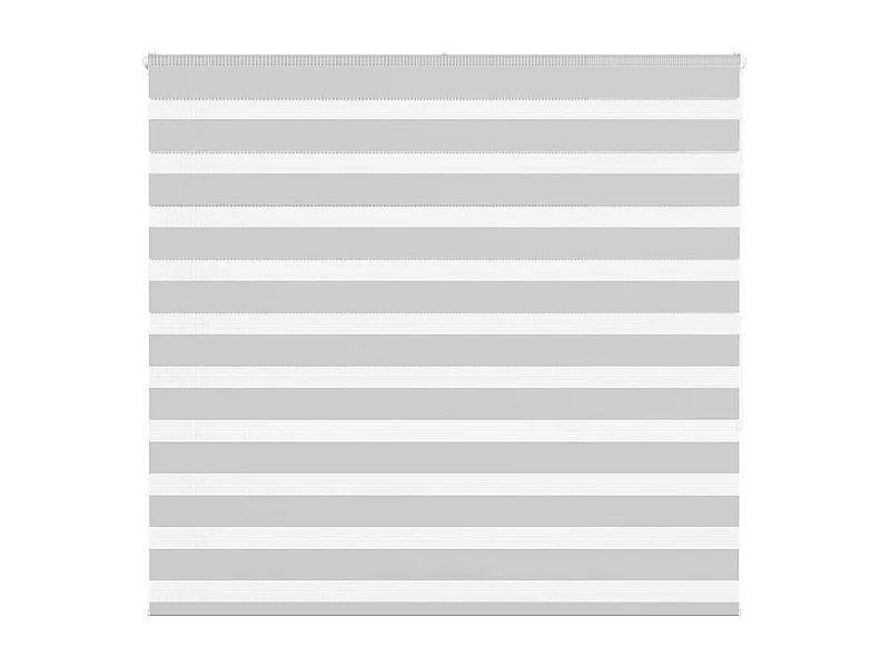 Store zèbre gris clair largeur du tissu 155,9 cm polyester